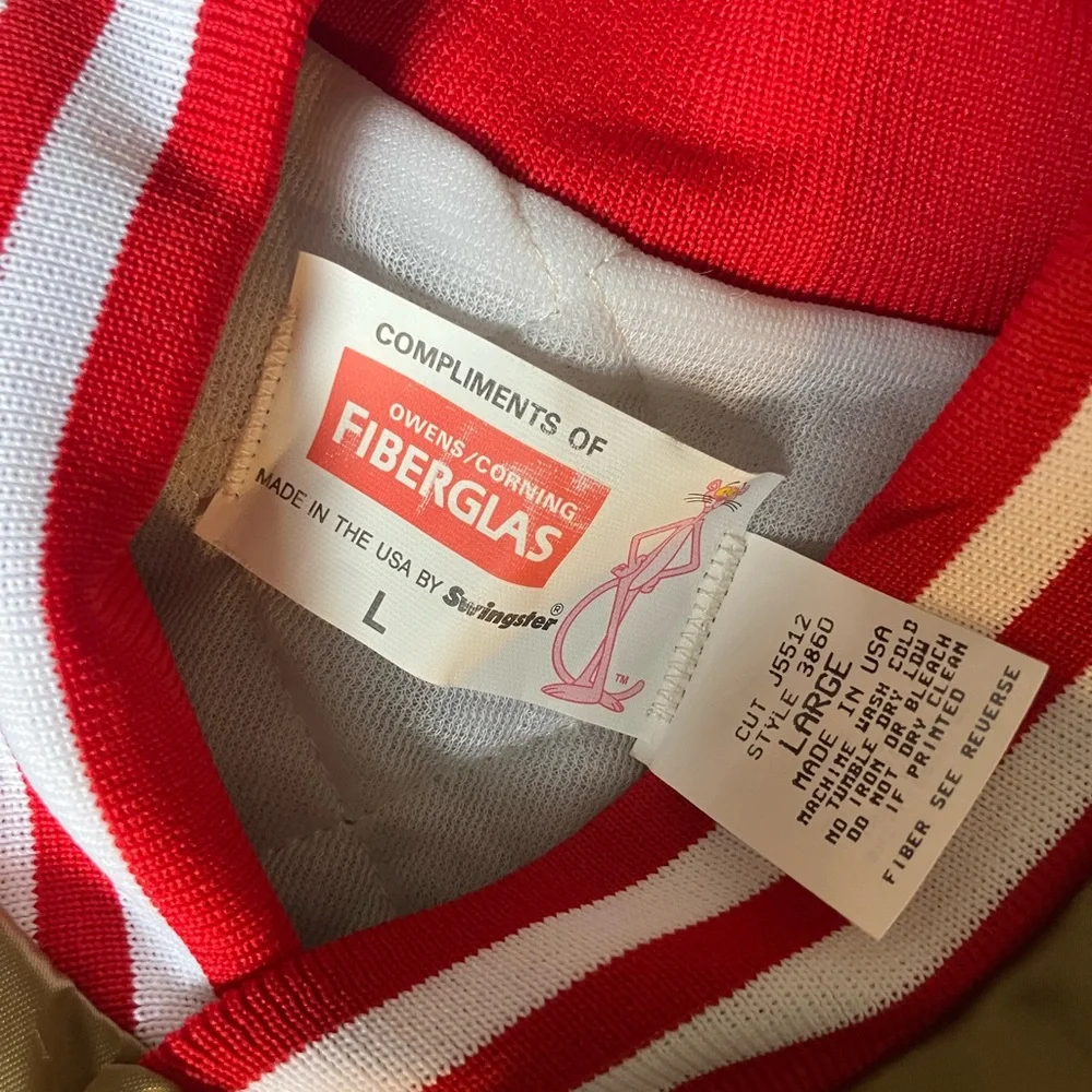 Vintage Swingster USA San Francisco 49ers Gold Satin Bomber Jacket Men's Sz L - Picture 3 of 7